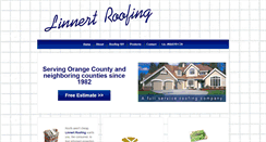 Desktop Screenshot of linnertroofing.com